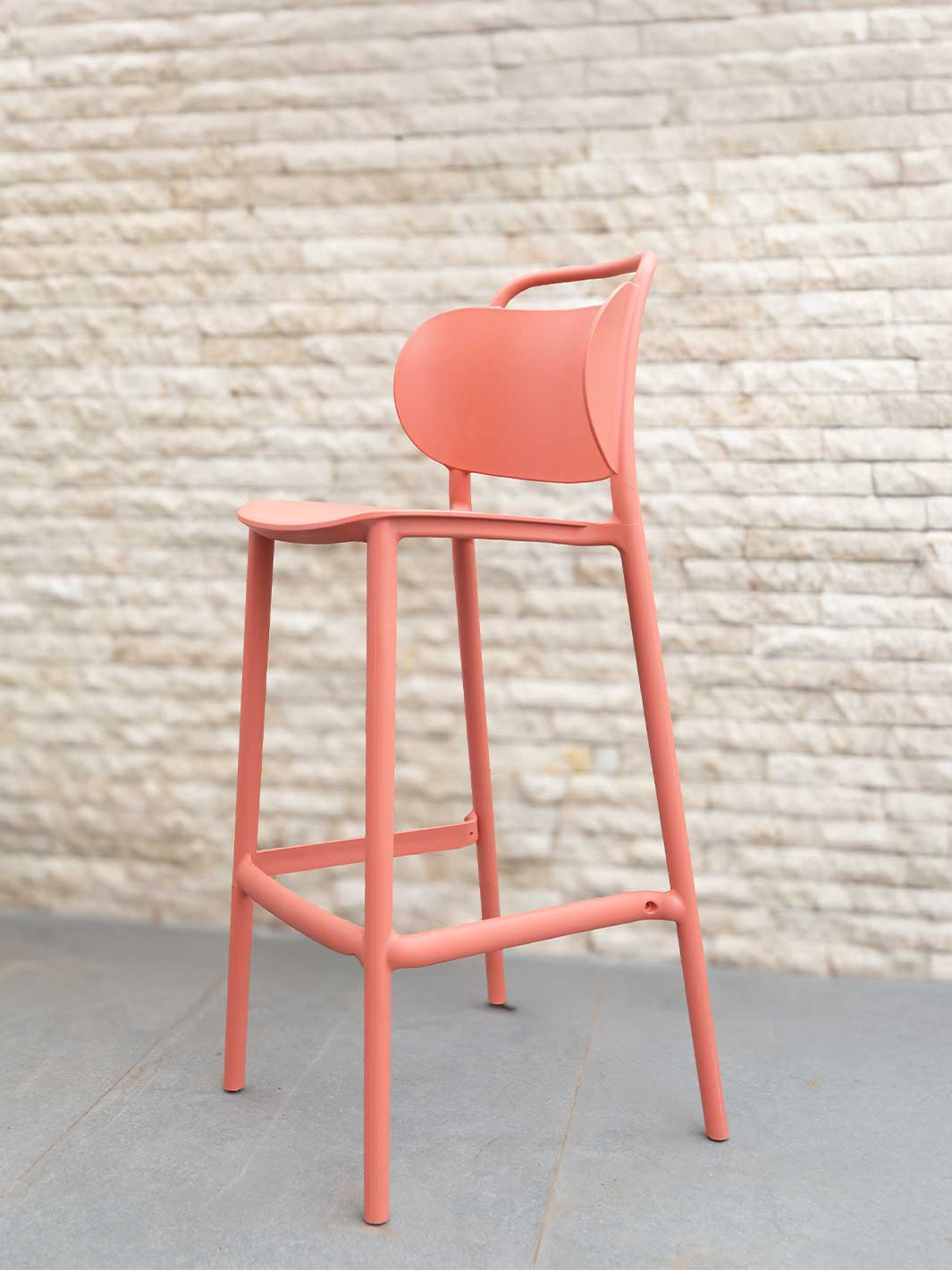 Taburete Nivora Coral 51X52X118 cm