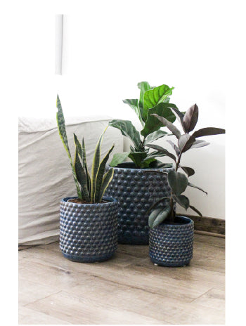 Oslo 27x27 Azul (Porta Macetero Cerámica L)