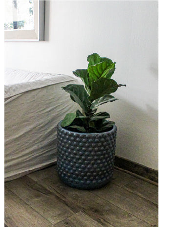 Oslo 40x40 Azul (Porta Macetero Cerámica XL)