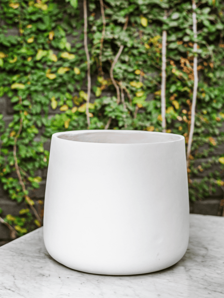 Marruecos 42x35 Blanco (Macetero fiberclay) Plant Me