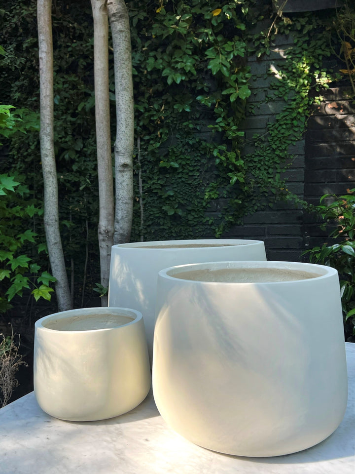 Marruecos 26x24 Gris (Macetero Fibra de Arcilla L)