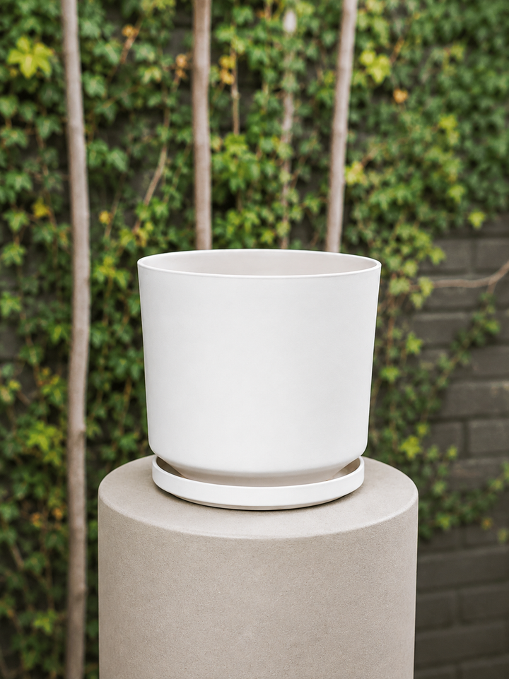 Dinamarca  Blanco L (Macetero Porcelana 24x23 )