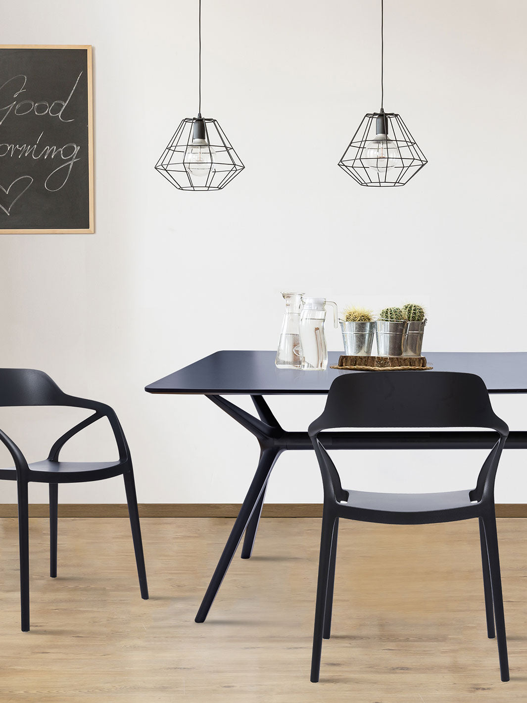 Mesa Tavari Negro 120X80X74 cm