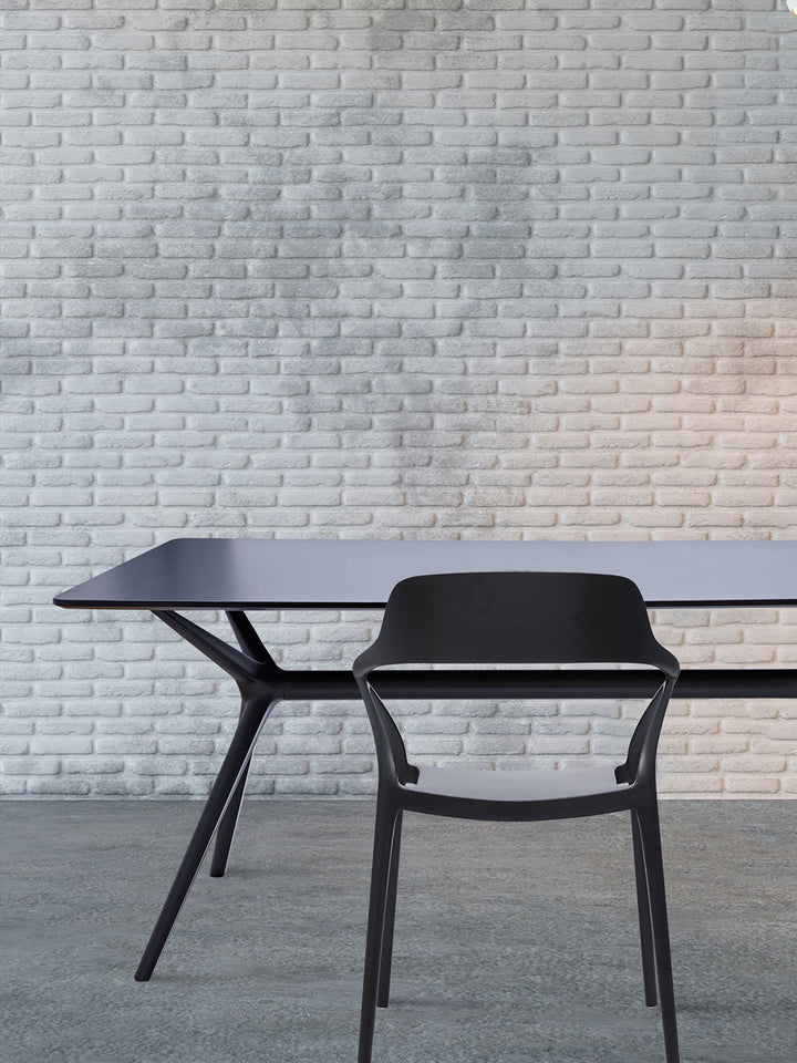 Mesa Tavari Negro 120X80X74 cm