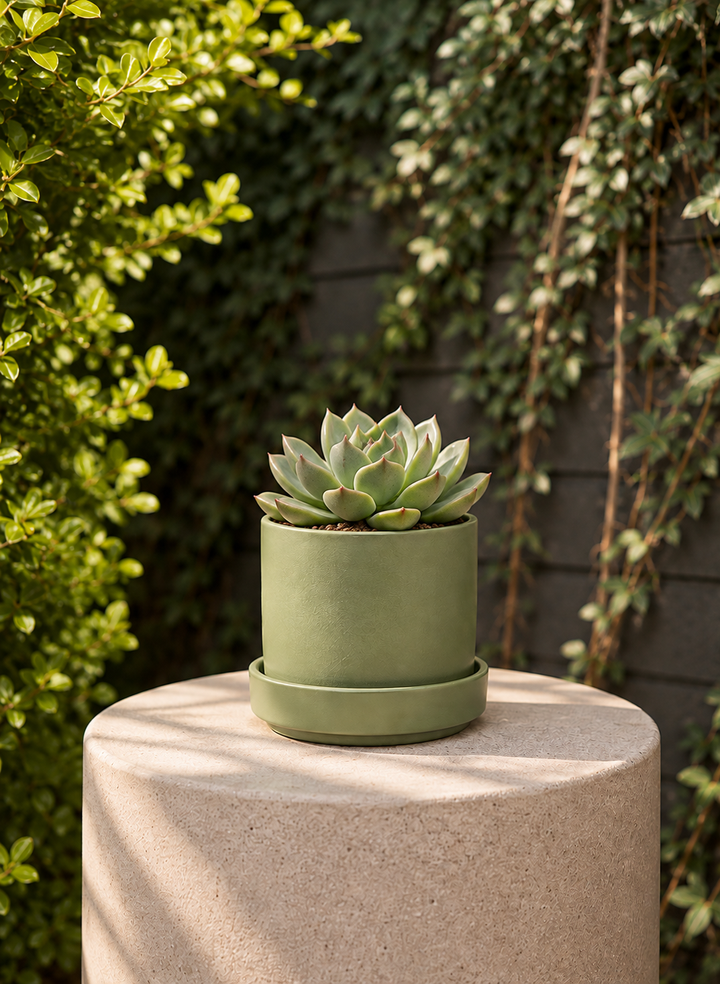 Zurich Verde XS (Macetero de Ceramica)