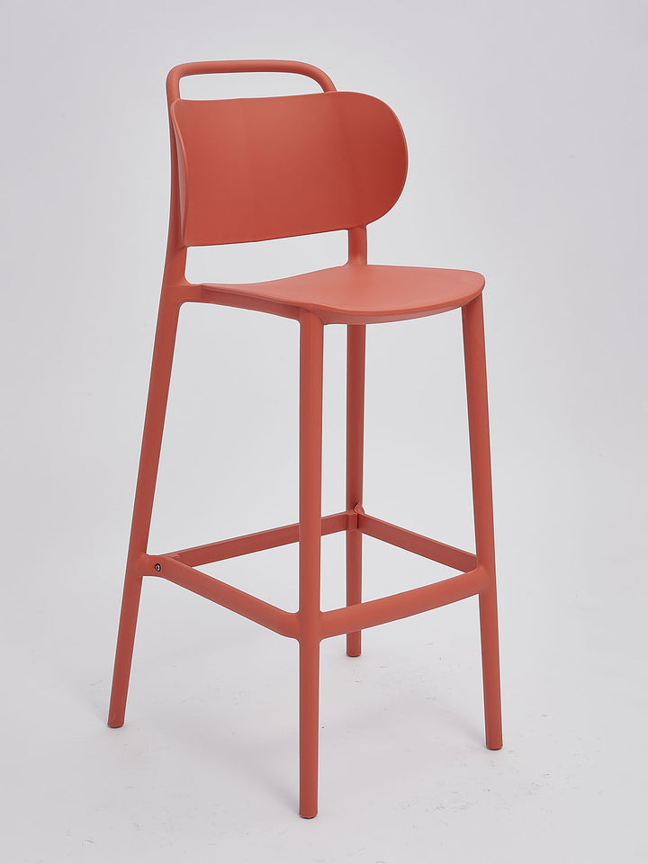 Taburete Nivora Naranjo 51X52X118 cm