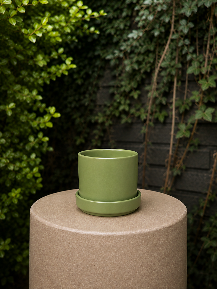 Zurich Verde XS (Macetero de Ceramica)