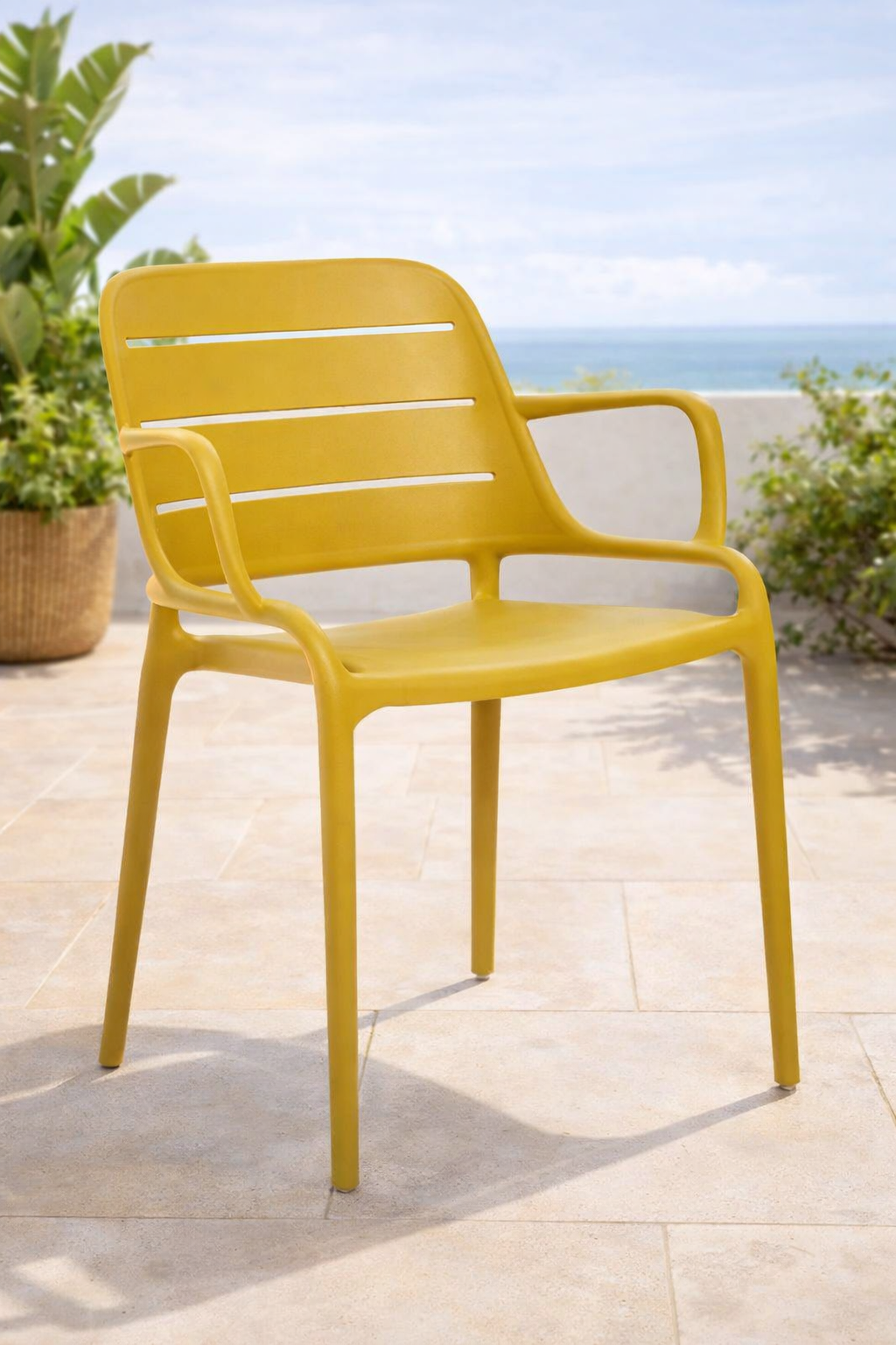 Silla Zonda Mostaza 52X60X82 cm