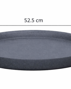 Plato Grafito Mate 52 cm