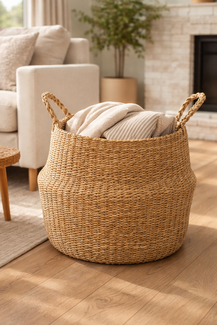 Krabi (Canasto de Fibra Natural), XL