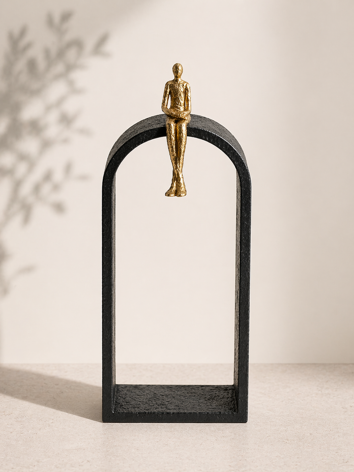 Escultura Hombre en el Arco 18x11x44 cm