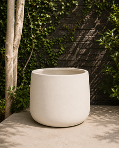 Marruecos 50x40 Gris (Macetero Fibra de Arcilla XXL)