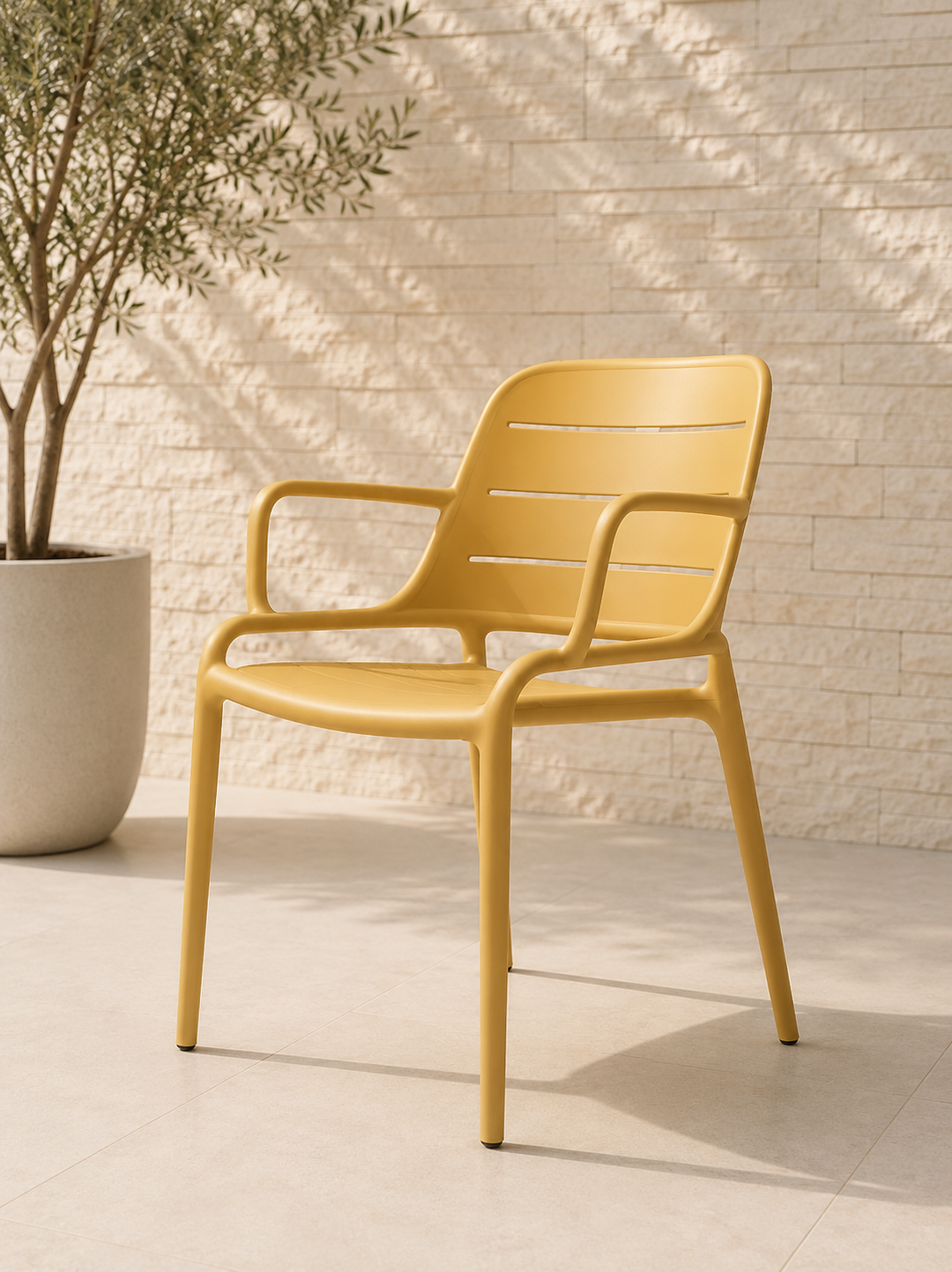 Silla Zonda Mostaza 52X60X82 cm