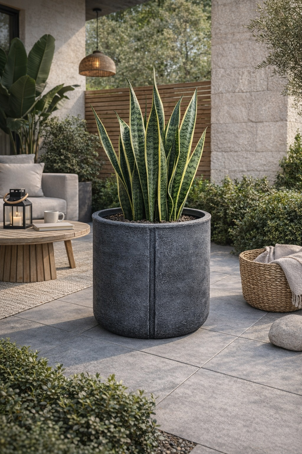 Ko Samui XXXL 53x53 (Macetero Fibra de Arcilla)