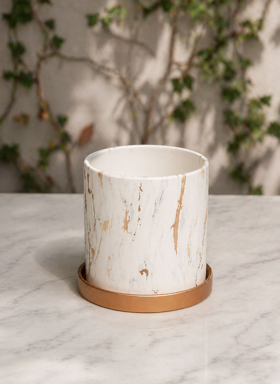 Nórdico Blanco M (Macetero de Ceramica)