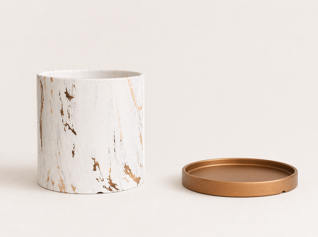 Nórdico Blanco M (Macetero de Ceramica)