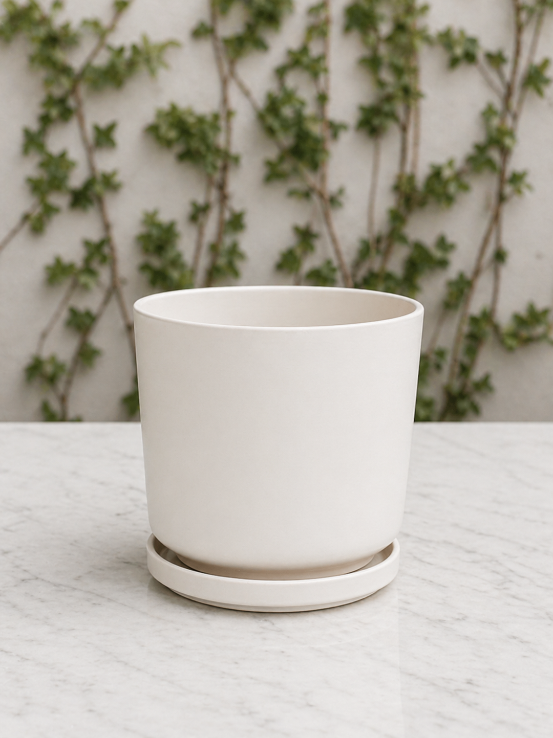 Dinamarca 19x18 Blanco (Macetero Porcelana M)