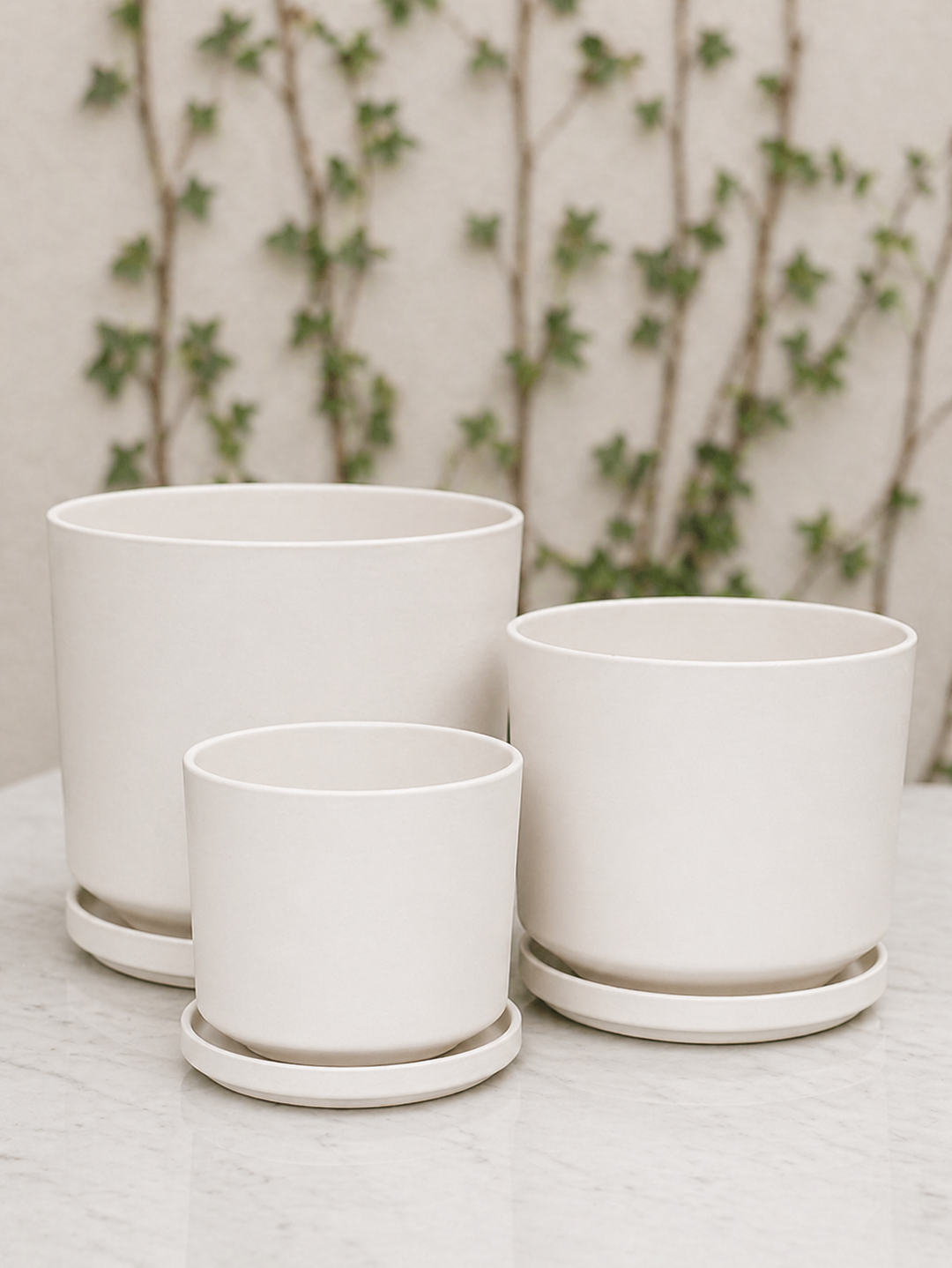 Dinamarca 19x18 Blanco (Macetero Porcelana M)