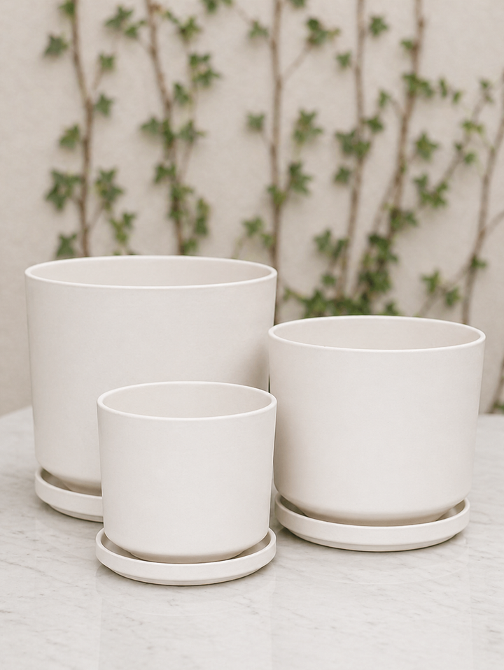 Dinamarca 19x18 Blanco (Macetero Porcelana M)