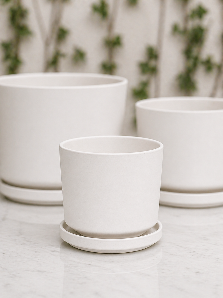 Dinamarca 19x18 Blanco (Macetero Porcelana M)