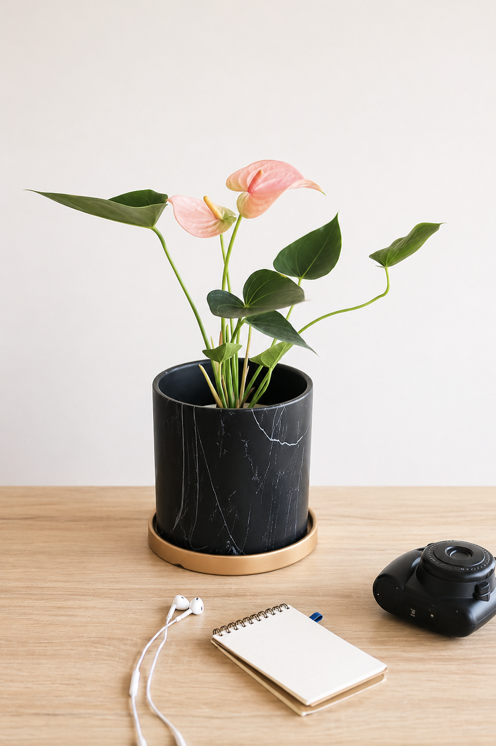 Nórdico Negro S (Macetero de Ceramica)