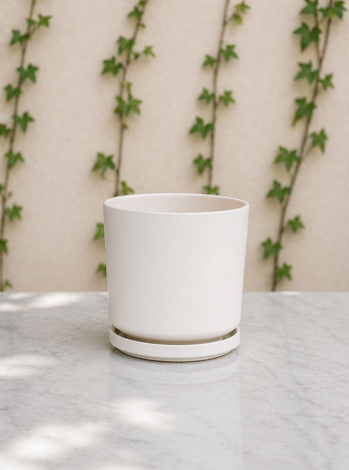 Dinamarca 16x14 Blanco (Macetero Porcelana S)