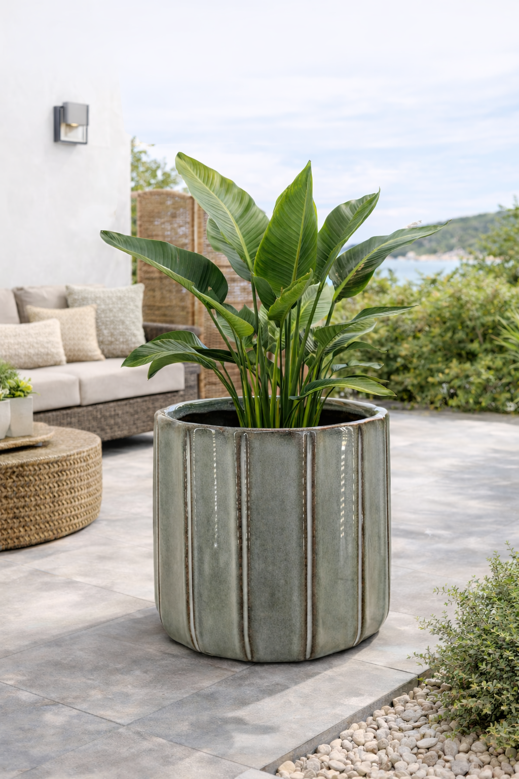 Bergen 40x40 (Porta Macetero Cerámica XL)