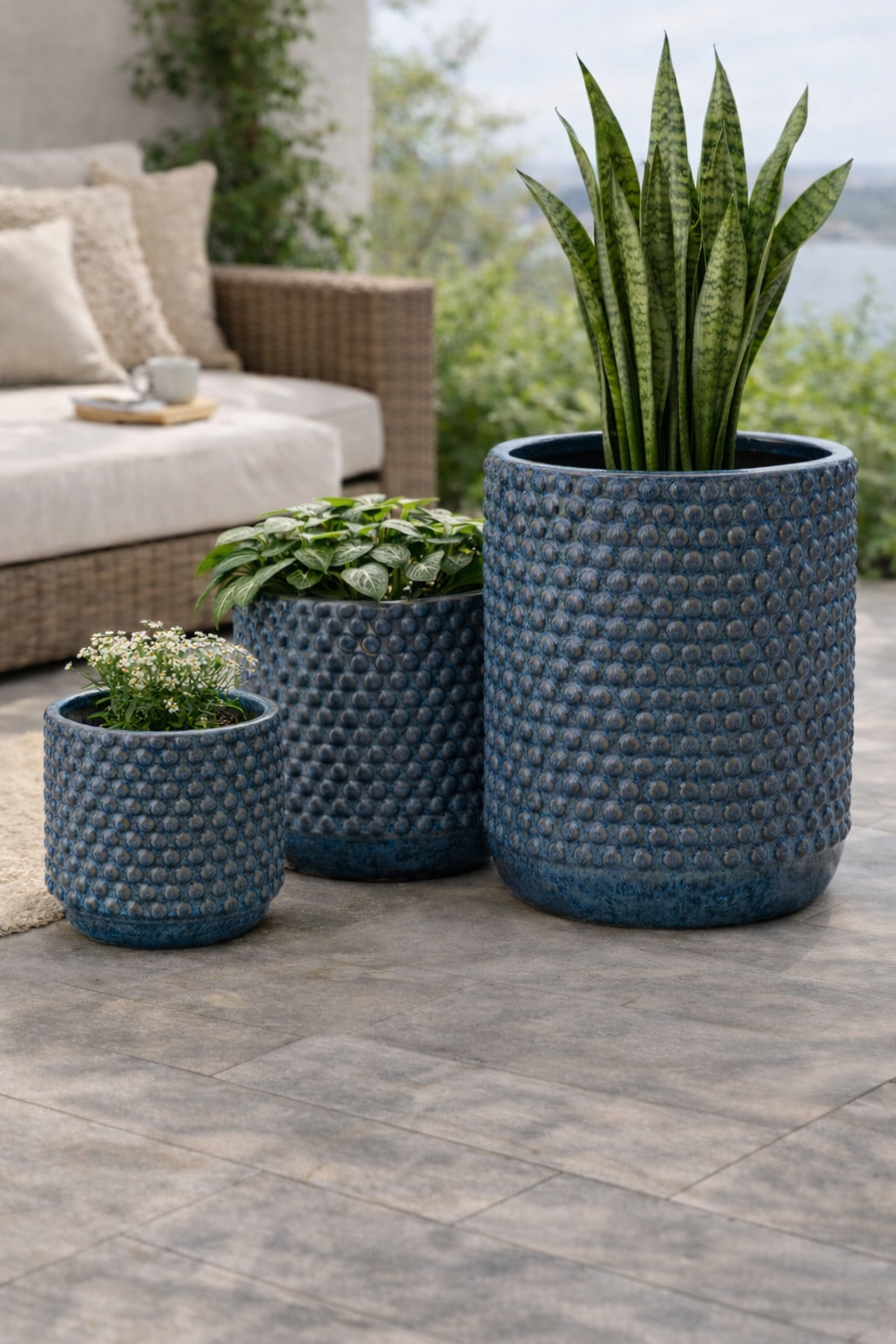 Pack Oslo (3 Maceteros de Cerámica)