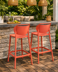 Pack de 2 Taburetes Nivora Coral