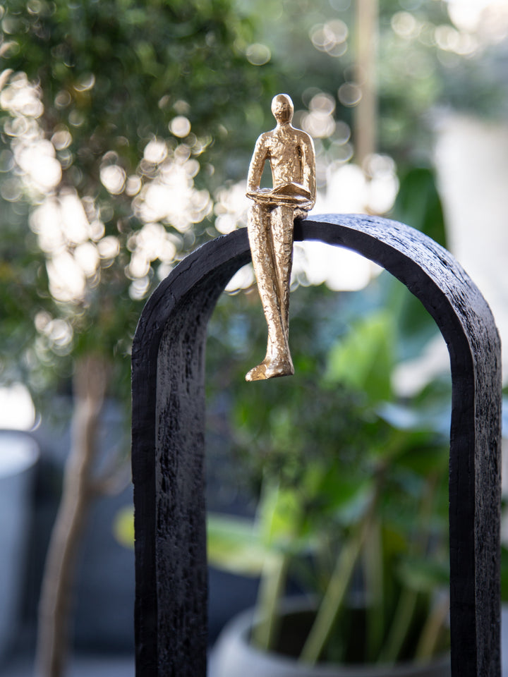 Escultura Hombre en el Arco 18x11x44 cm