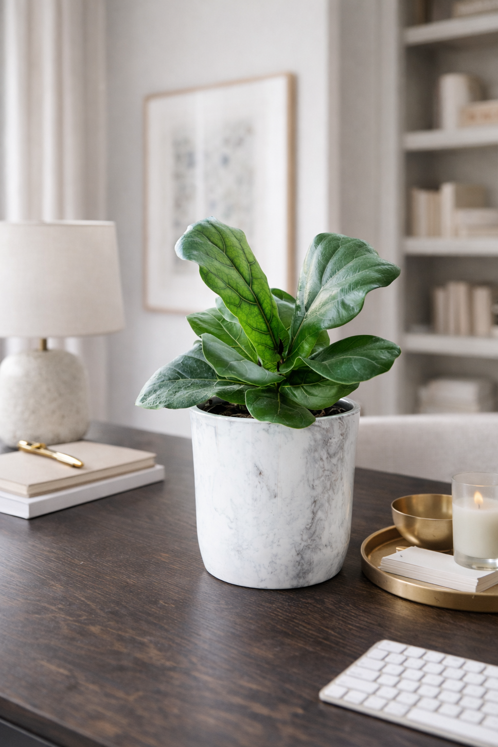 Madrid 19 Blanco (Macetero Plástico Reciclado M)