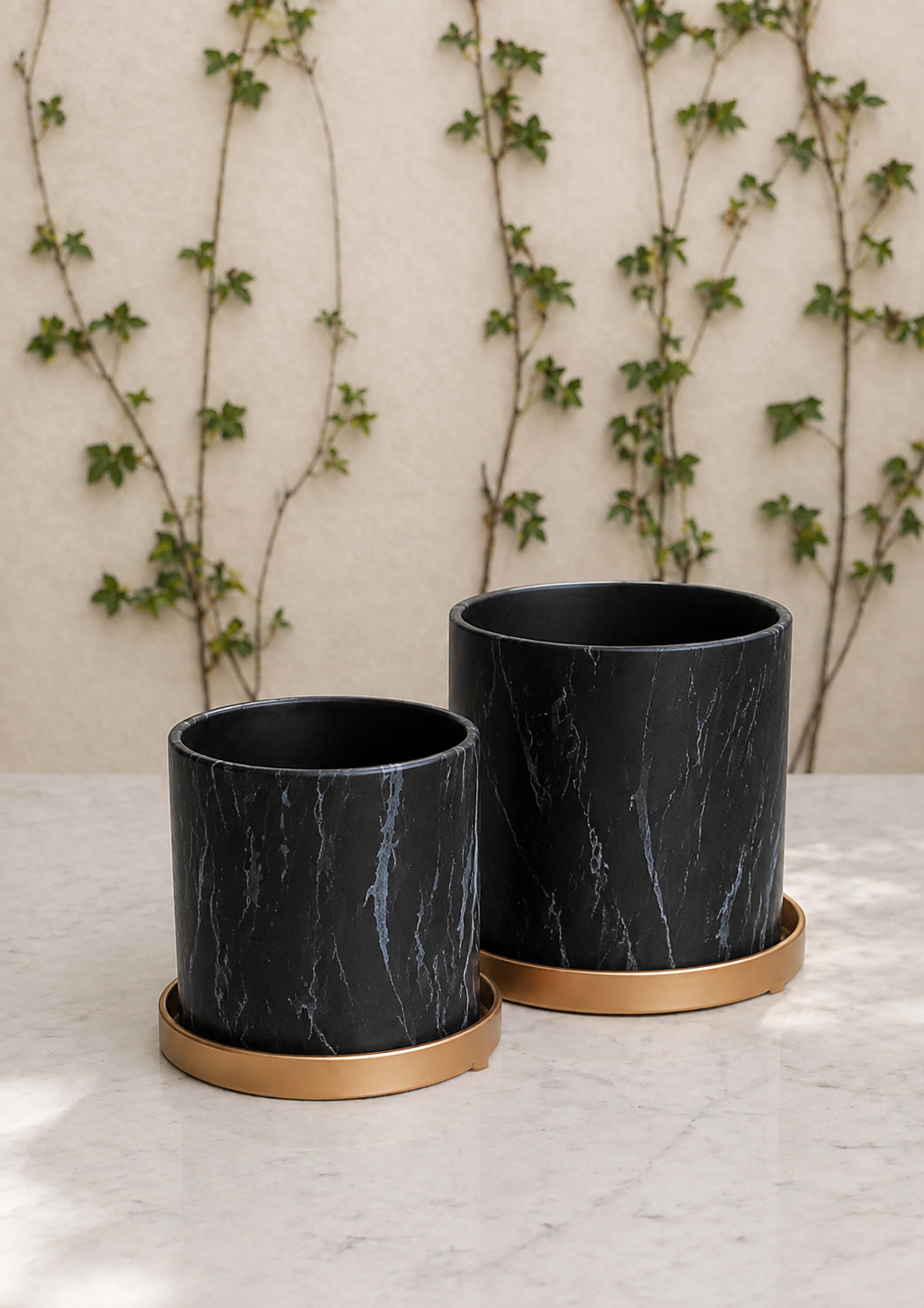 Nórdico Negro S (Macetero de Ceramica)