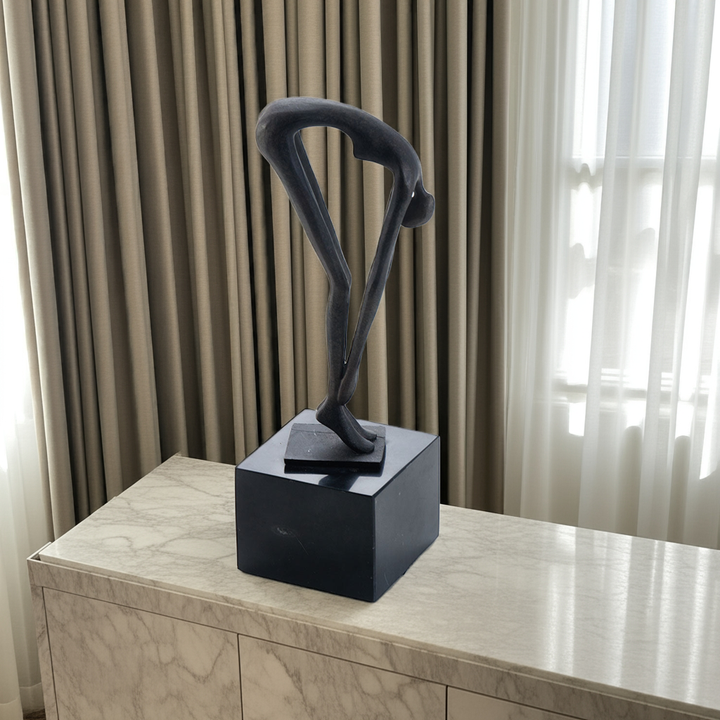 Escultura Hombre Enraizado 9x8x25 cm