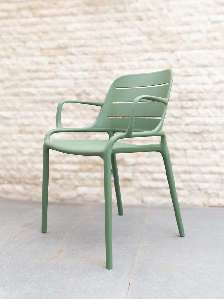 Silla Zonda Plástico Verde 52X60X82 cm