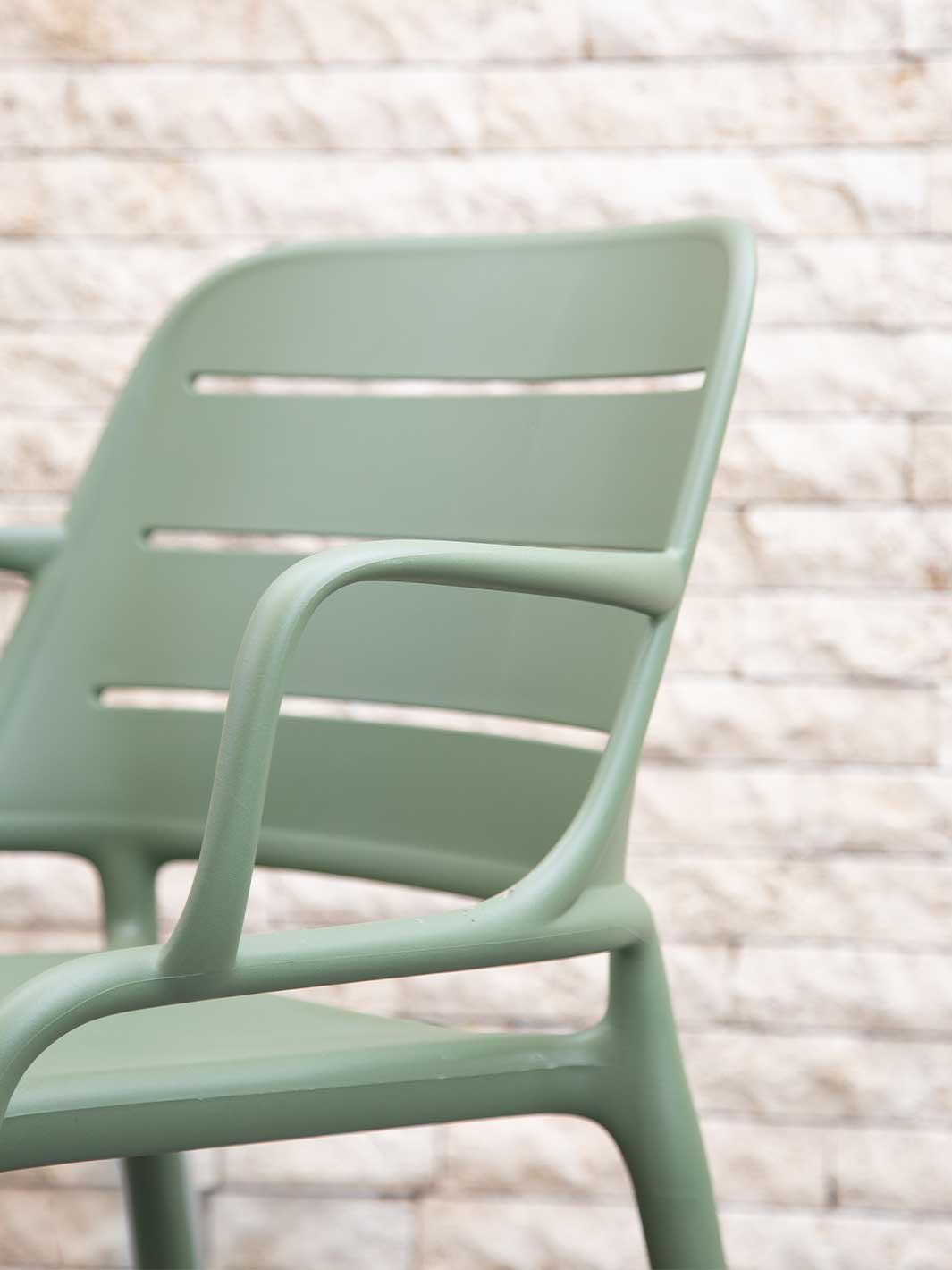 Silla Zonda Plástico Verde 52X60X82 cm