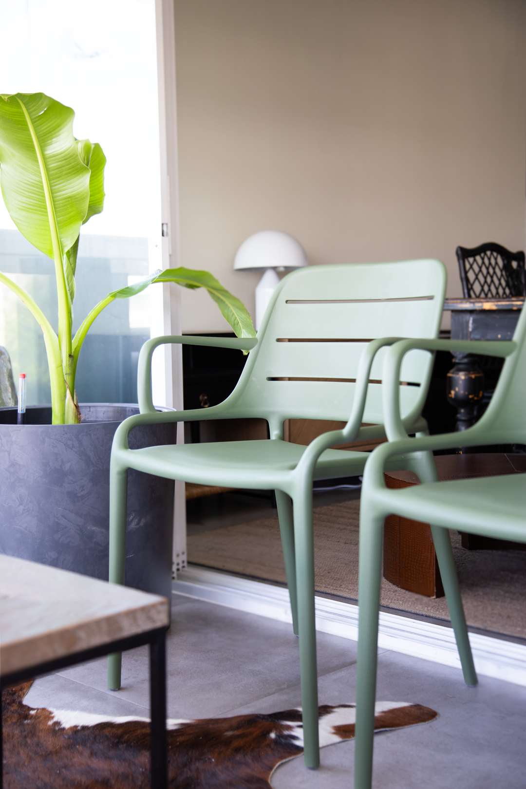 Silla Zonda Plástico Verde 52X60X82 cm