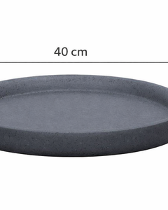 Plato Grafito Mate 40 cm