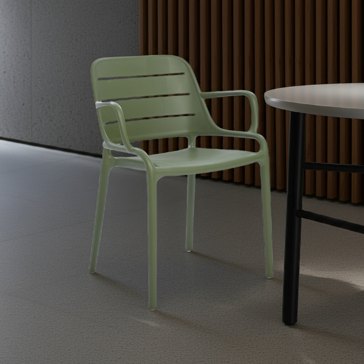 Silla Zonda Plástico Verde 52X60X82 cm