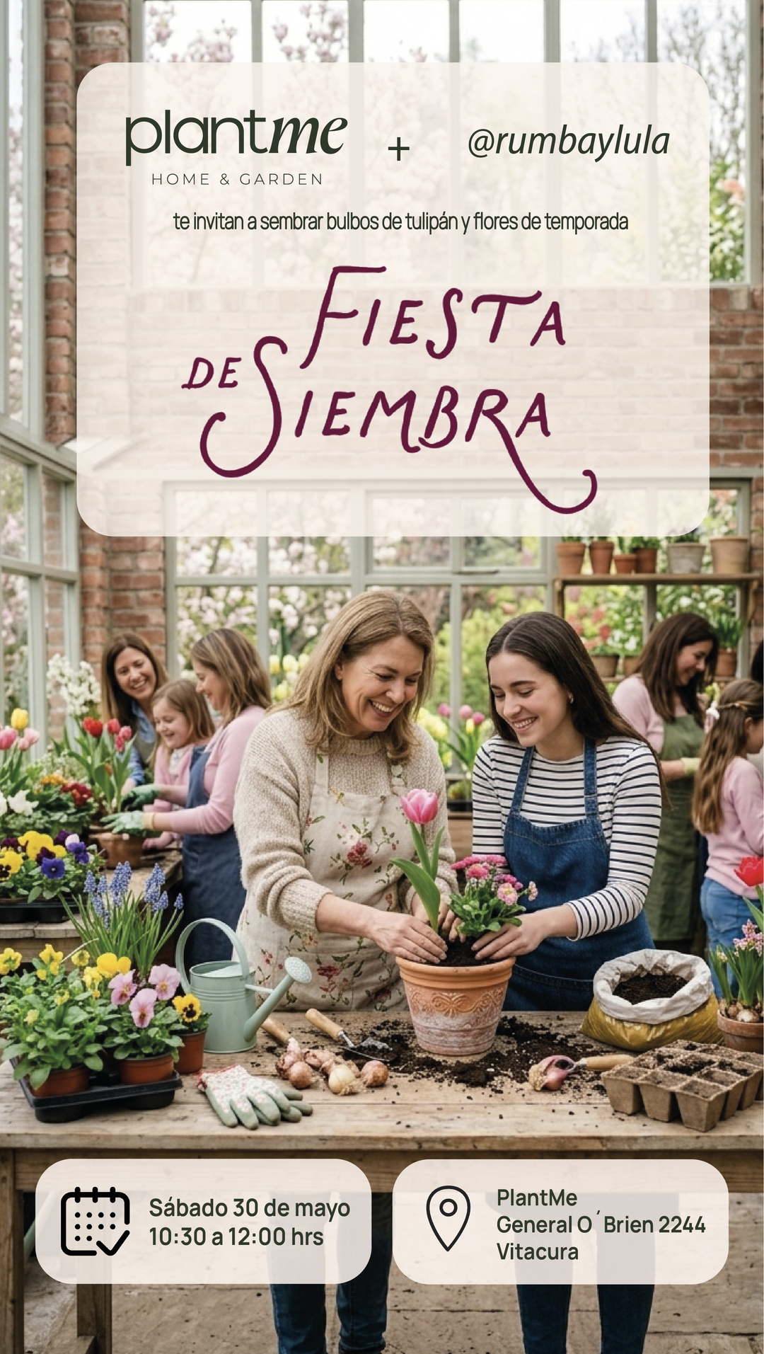 Taller Fiesta de Siembra By Lula - Sábado 30 de mayo
