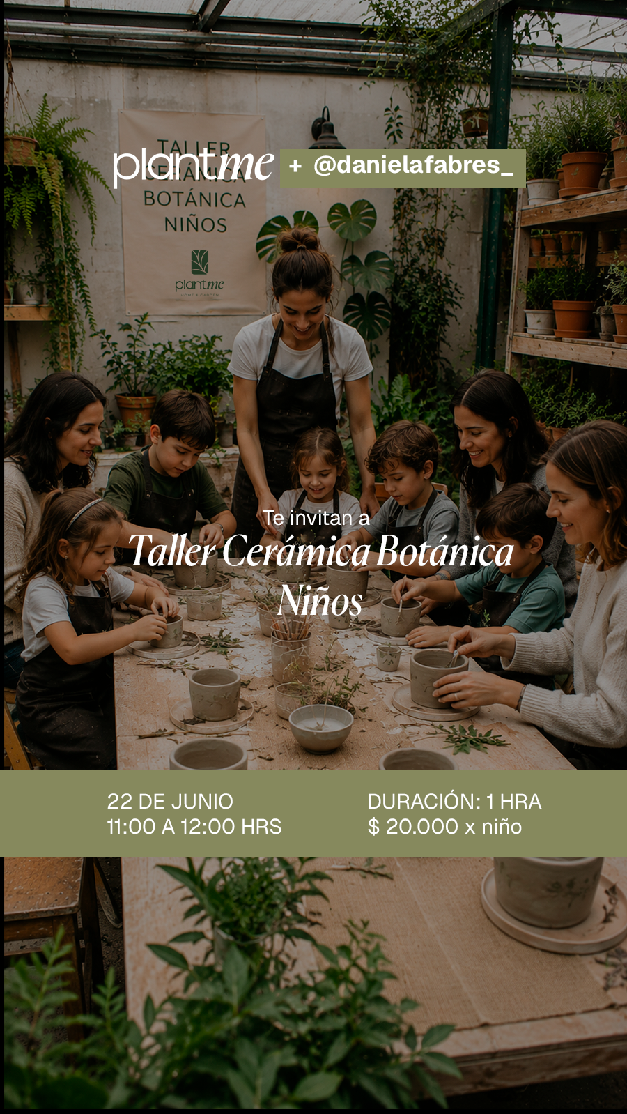 Taller Cerámica Botánica para Niños