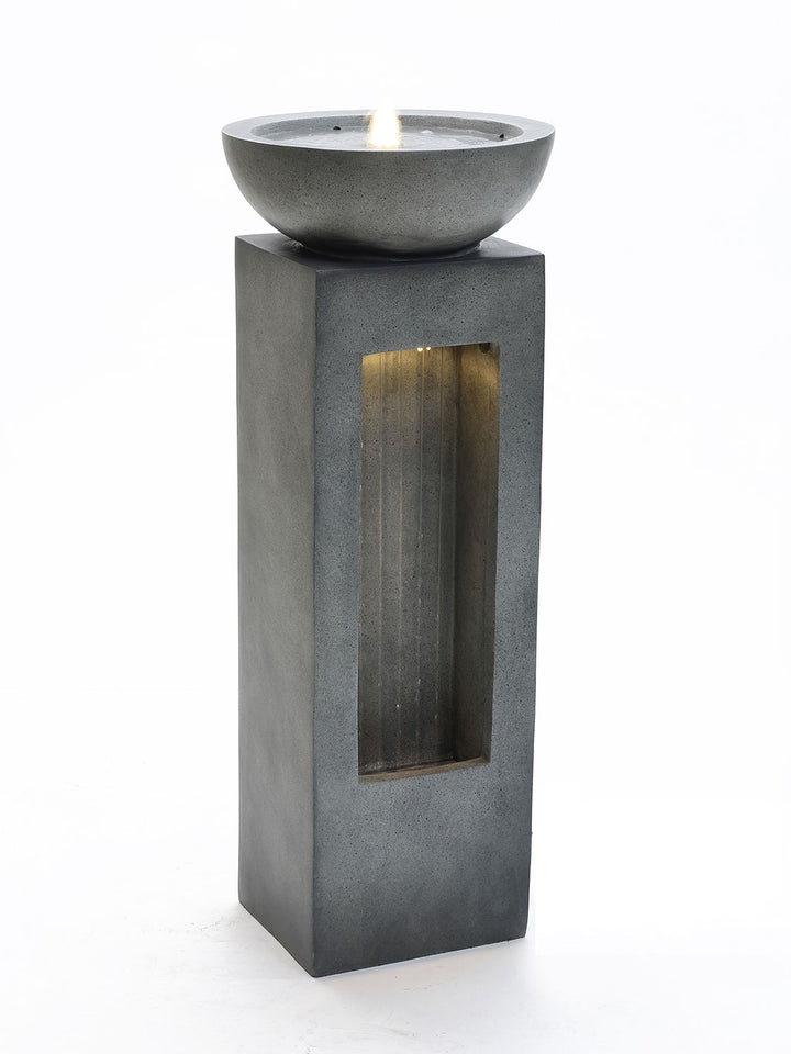 Fuente de Agua Zen con Vela 40X40X101 cm