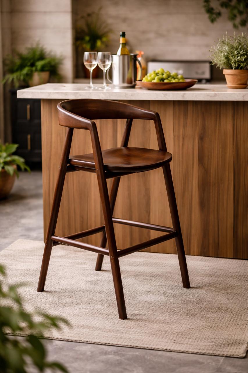 Taburete Alizé Madera 50x46x106 cm