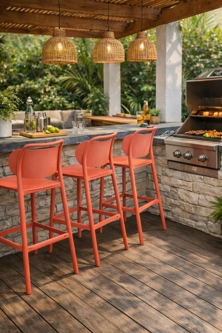 Taburete Nivora Coral