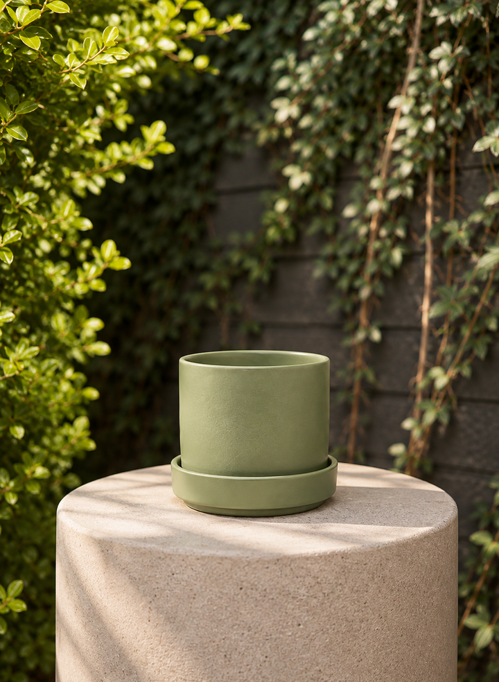 Zurich Verde XS (Macetero de Ceramica)