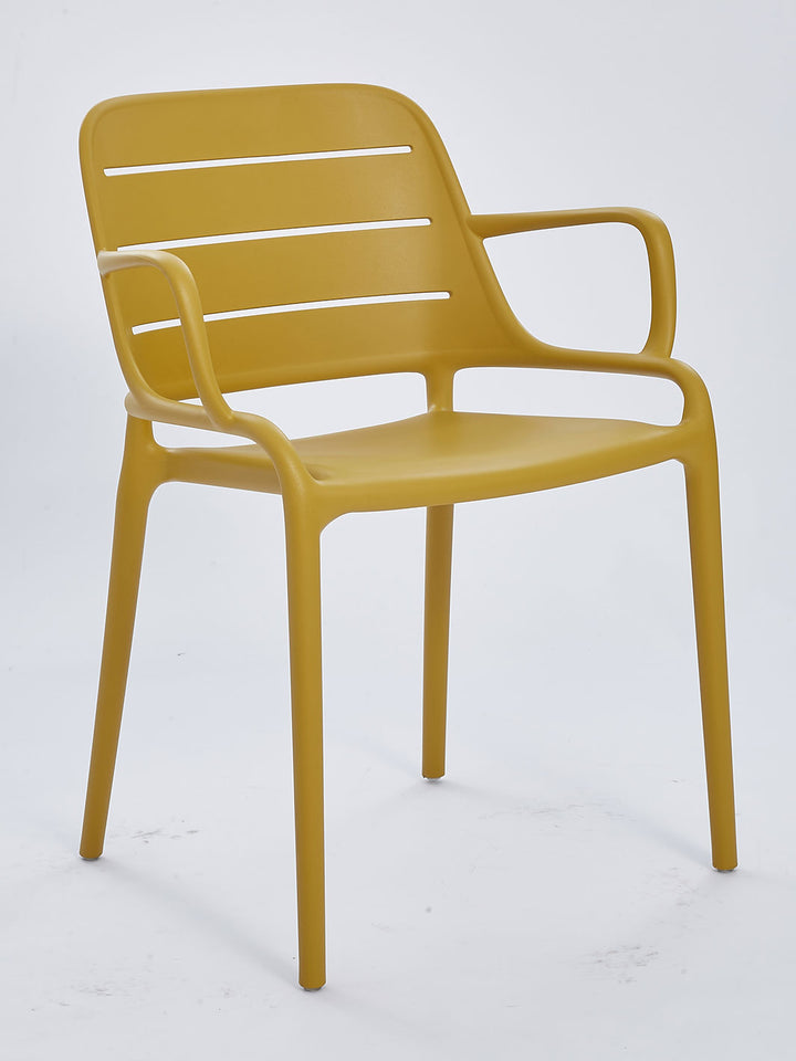 Silla Zonda Plástico Naranja 52X60X82 cm