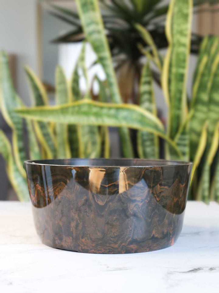 Granada 27,5 Café (Macetero Plástico Reciclado Bowl)