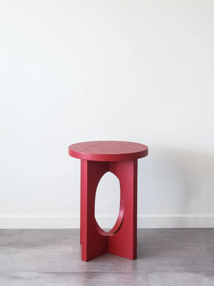 Mesa Lateral Hamburgo Roja