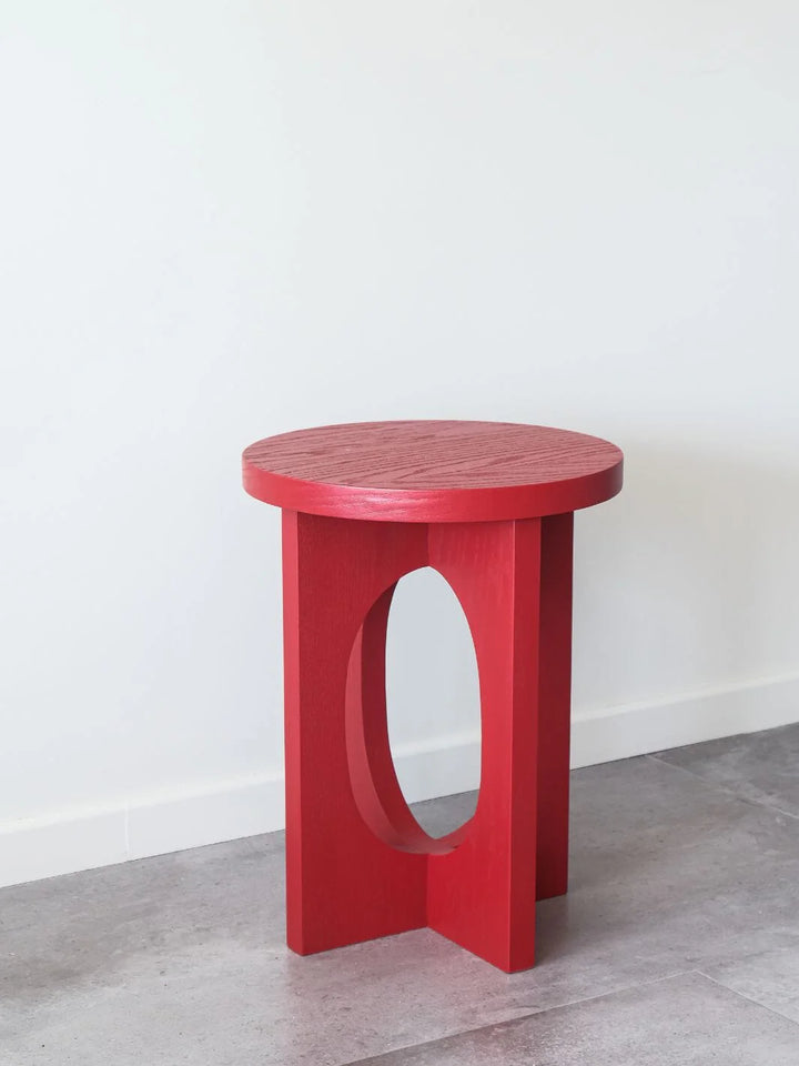 Mesa Lateral Hamburgo Roja