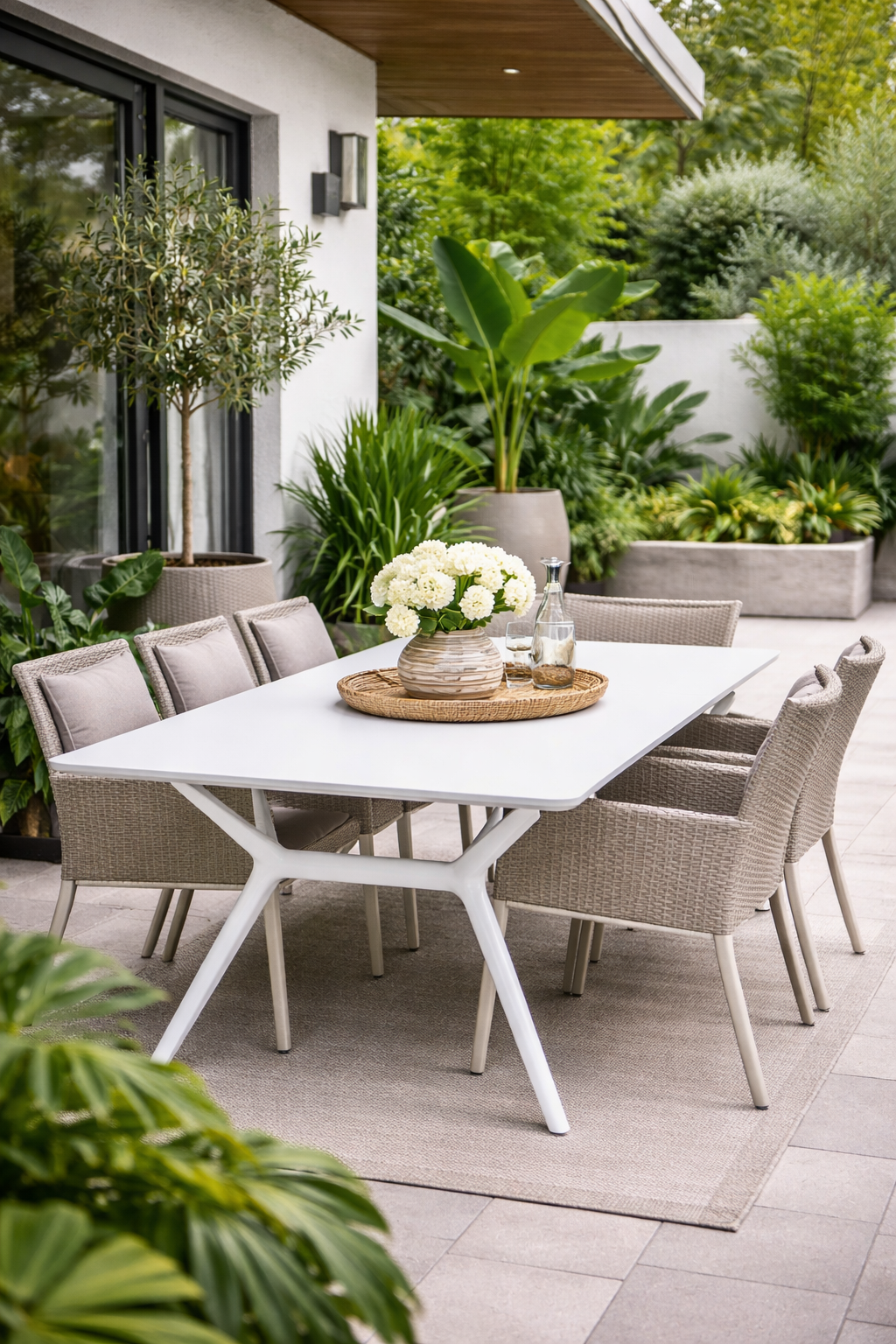 Mesa Tavari Blanco 120X80X74 cm