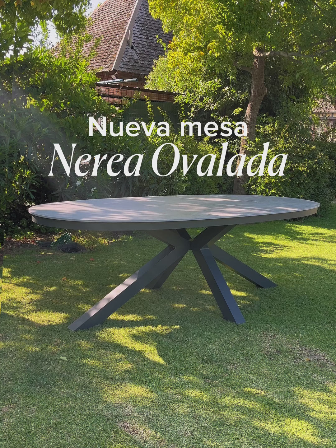 Mesa Nerea Ovalada 240X113X75 cm